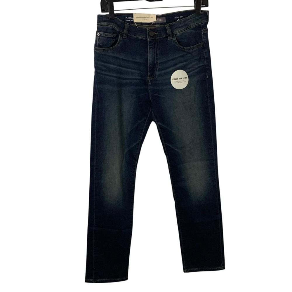 NWT DL1961 Ultimate Knit Boys 16 Dark Blue Brady Slim Ultra Soft Skinny Jeans